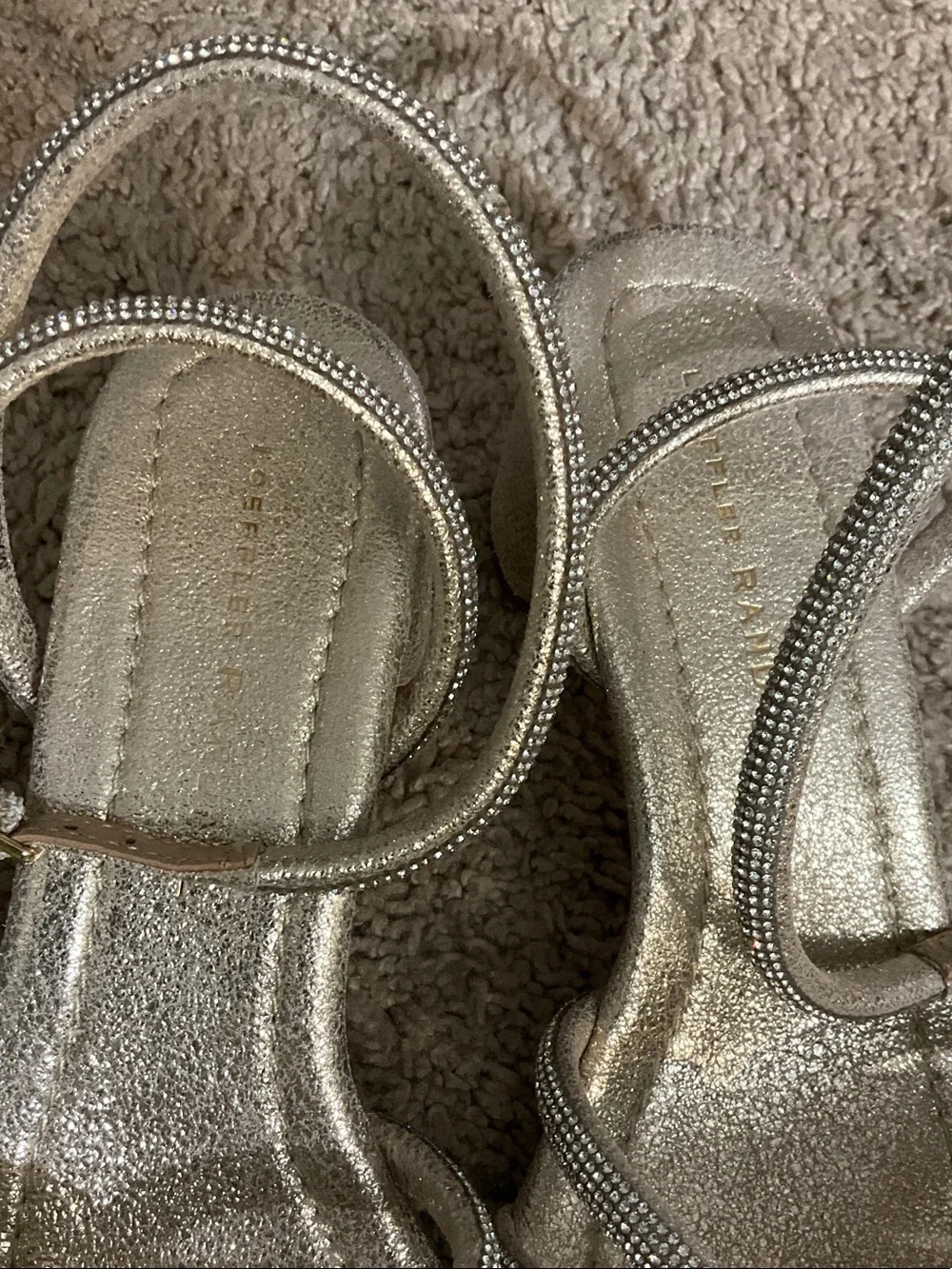 Loeffler Randall Champagne Knot Block-Heel Sandals